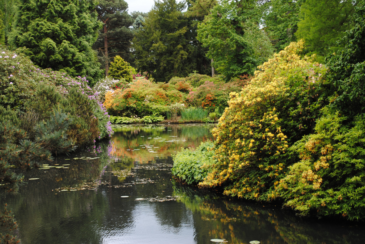 Lake and gardens at Tatton Park